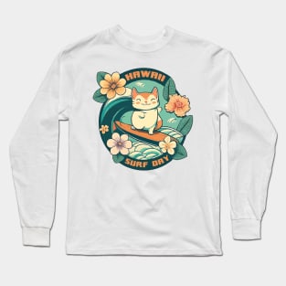 Kitty Surf Day Long Sleeve T-Shirt